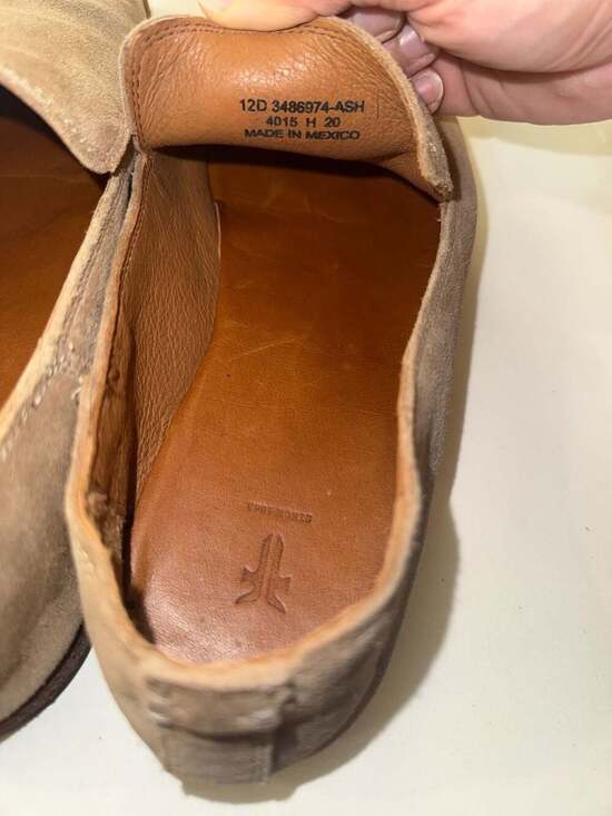 Frye Men\'s Suede Slip-On Loafers Size 12D main image 4